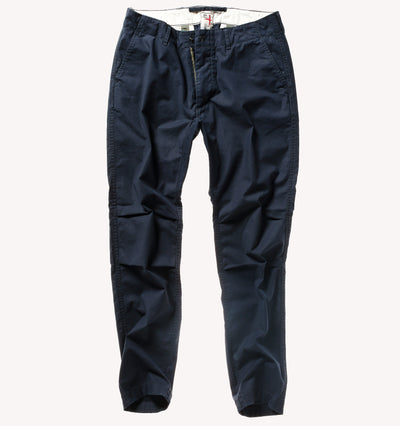 Relwen Dura Flex Chino Sport Pant in Dark Navy