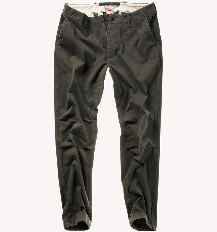 Relwen Moleskin Chino Sport Pant in Char Loden