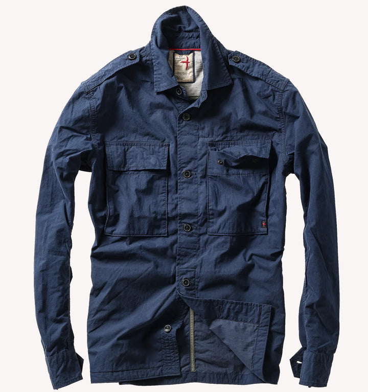 Relwen Combat Overshirt in Bright Navy