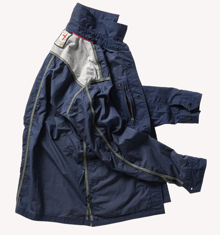 Relwen Combat Overshirt in Bright Navy