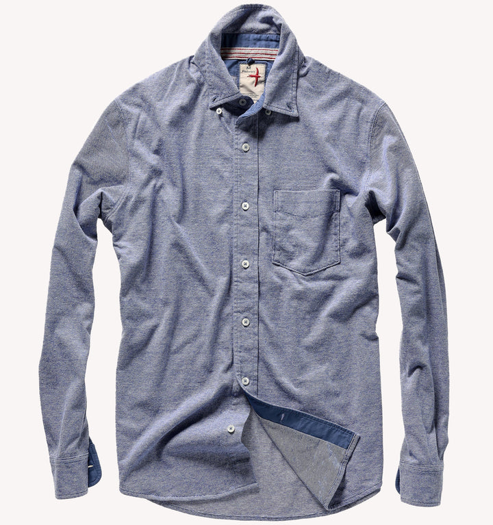 Relwen Flineline Sport Shirt in Navy White