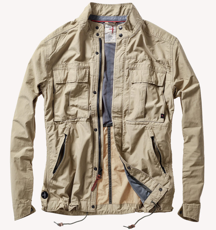 Relwen Sailcloth Tanker Jacket in Desert Khaki