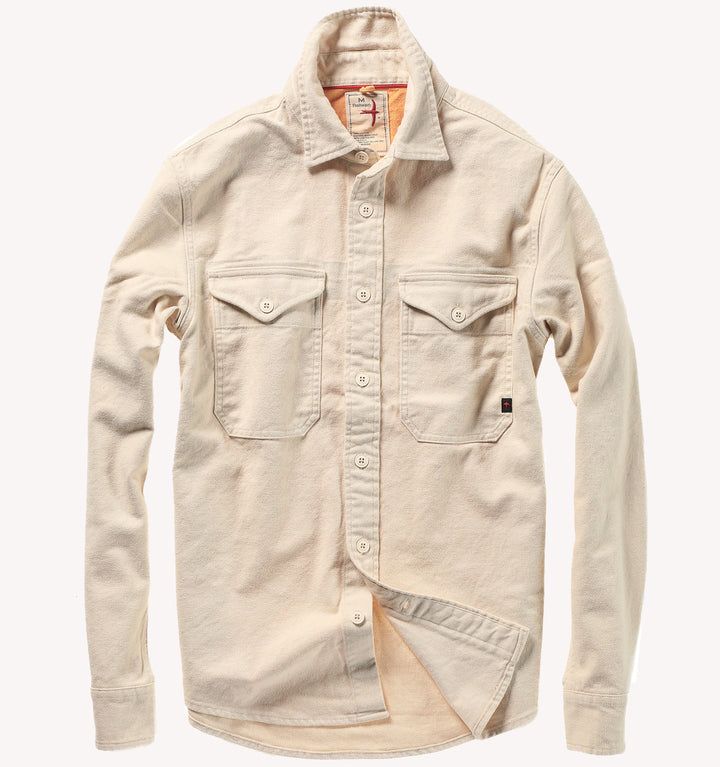 Relwen Utility Workshirt in Bone Canvas