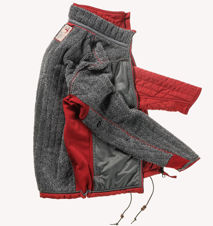 Relwen Vertical Insulator Jacket in Cardinal Red