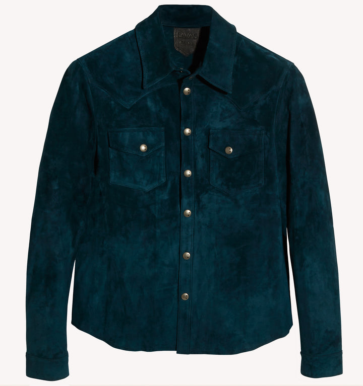 Savas Lowry Shirt Jacket in Bay Blue
