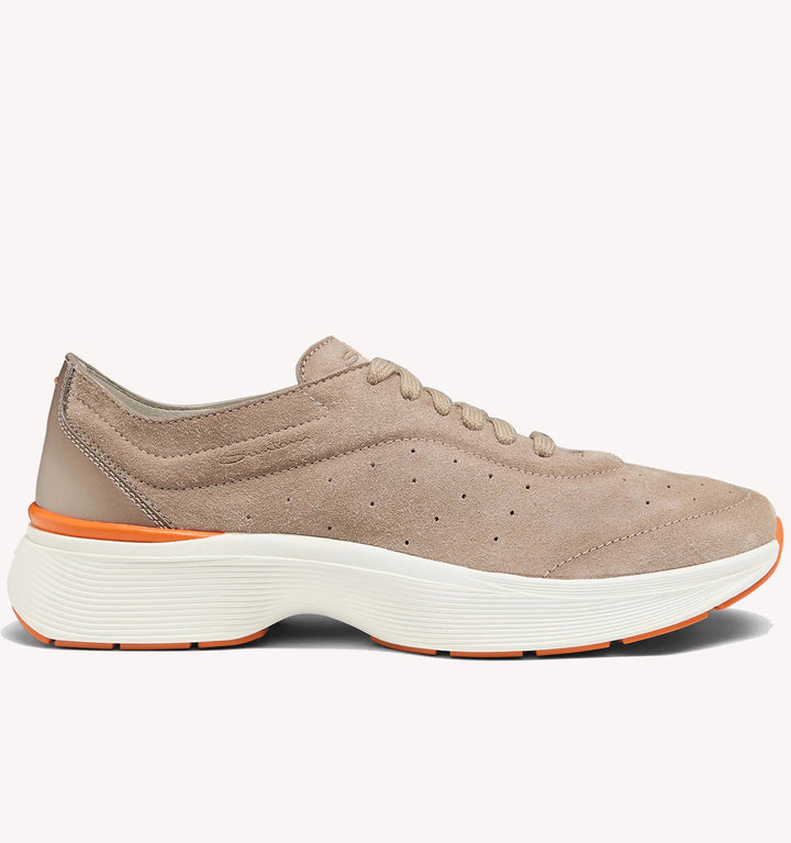 Santoni Bounce Sneaker in Beige