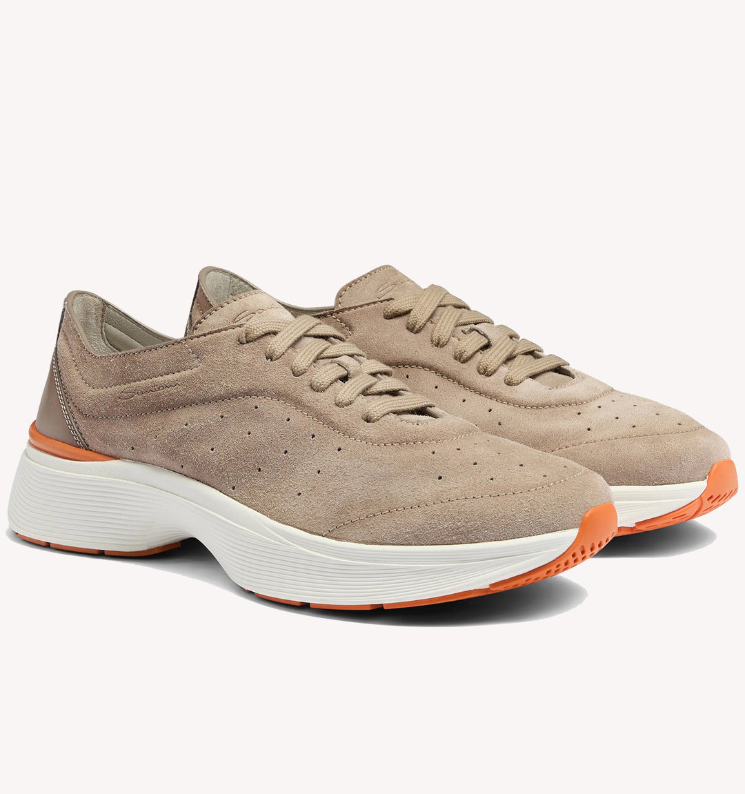 Santoni Bounce Sneaker in Beige