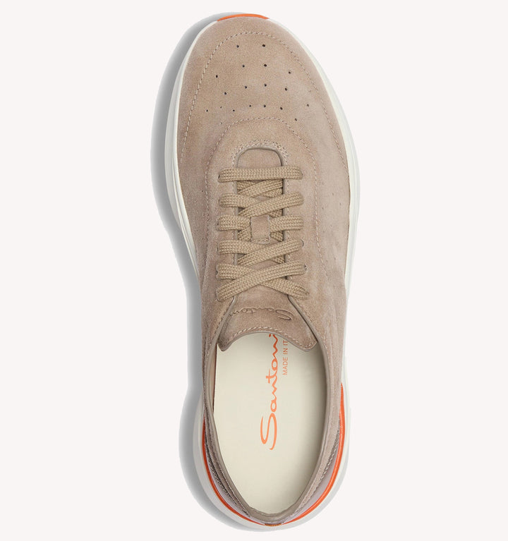 Santoni Bounce Sneaker in Beige