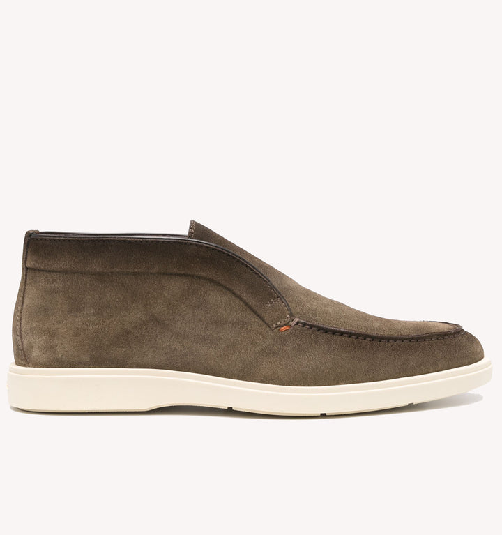 Santoni Digits Desert Boot in Olive Brown