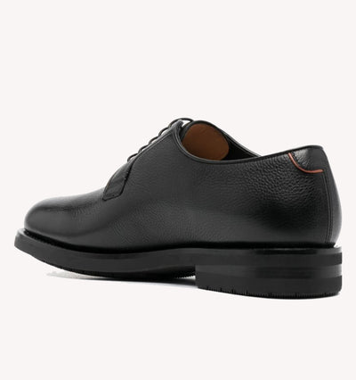 Santoni Ensley Lace-up Shoe in Black