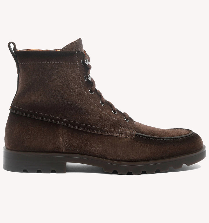 Santoni Flair Boots in Dark Brown