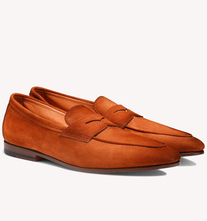 Santoni Carlos Loafer in Orange