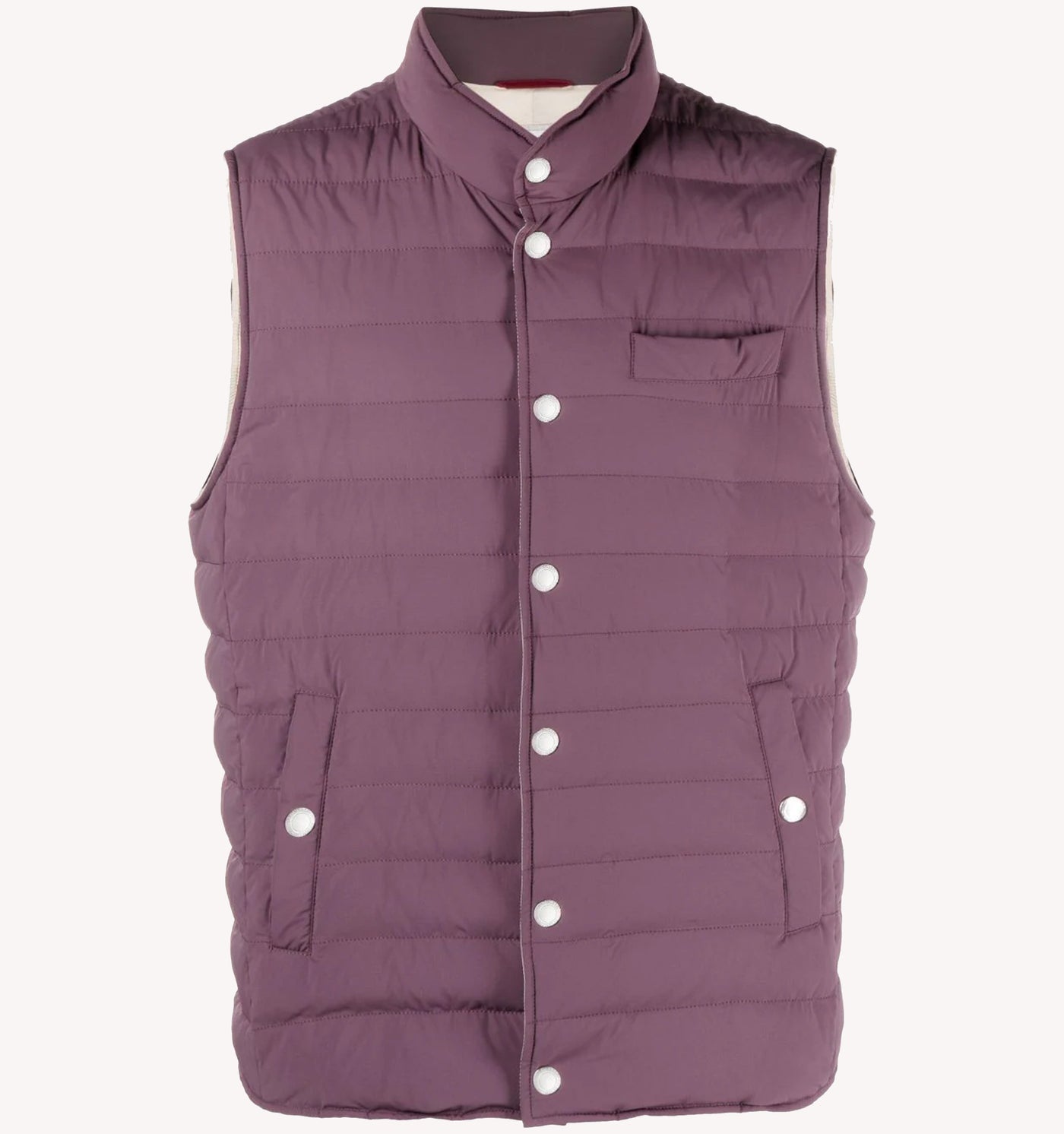 Brunello Cucinelli Padded Vest in Susina