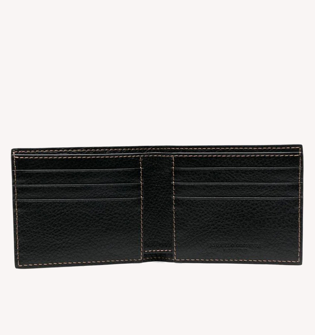Brunello Cucinelli Bi-fold Wallet in Black
