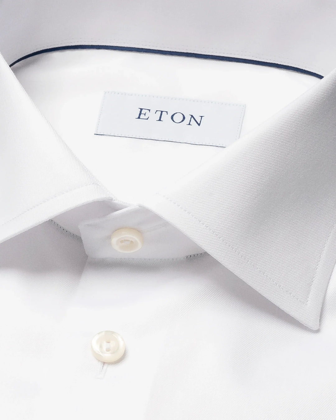 Eton Twill Dress Shirt in White