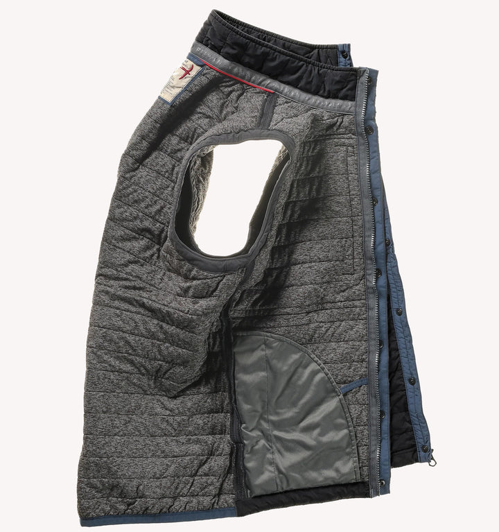 Relwen Windzip Vest in Black Fade