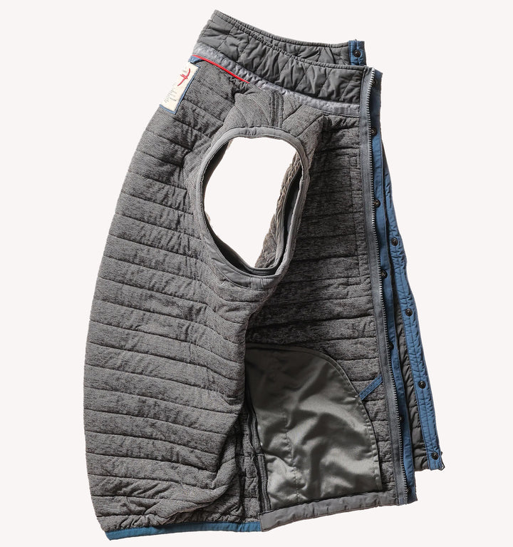 Relwen Windzip Vest in Charcoal