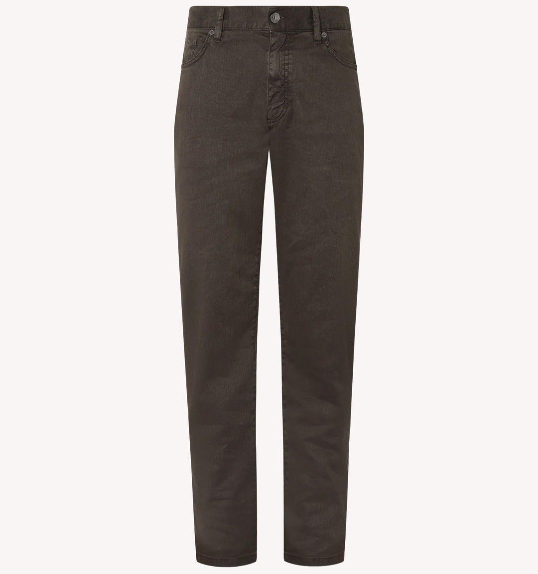 Zegna City 5-Pocket Pant in Chocolate