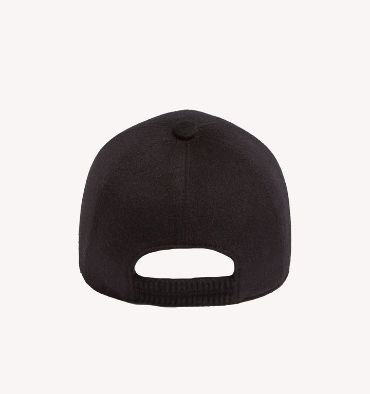 Zegna Oasi Cashmere Baseball Cap in Black