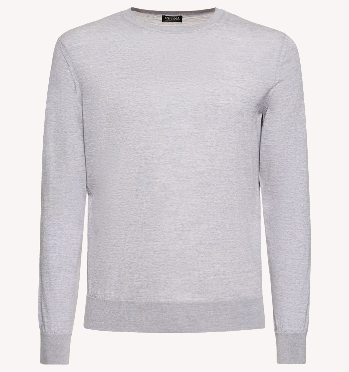 Zegna Sweater in Light Grey Melange