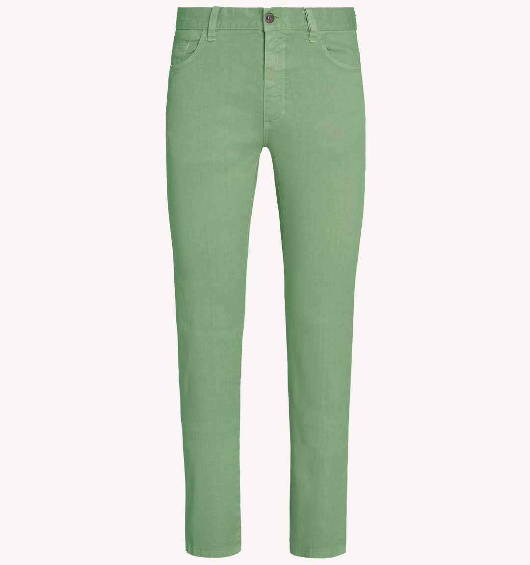 Zegna Gan 5-Pocket Pant in Green