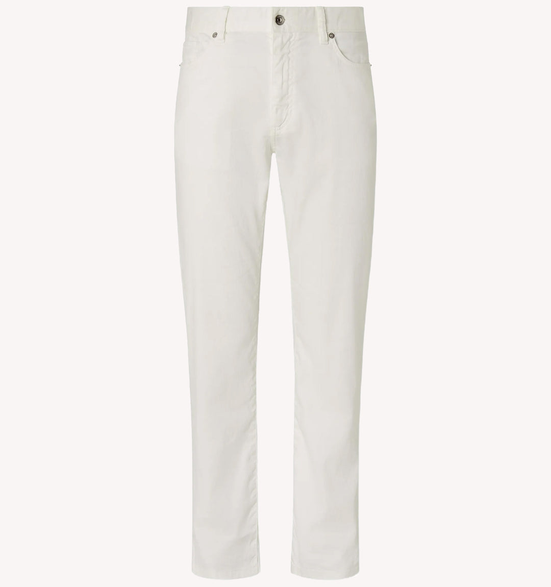 Zegna City 5-Pocket Pant in White