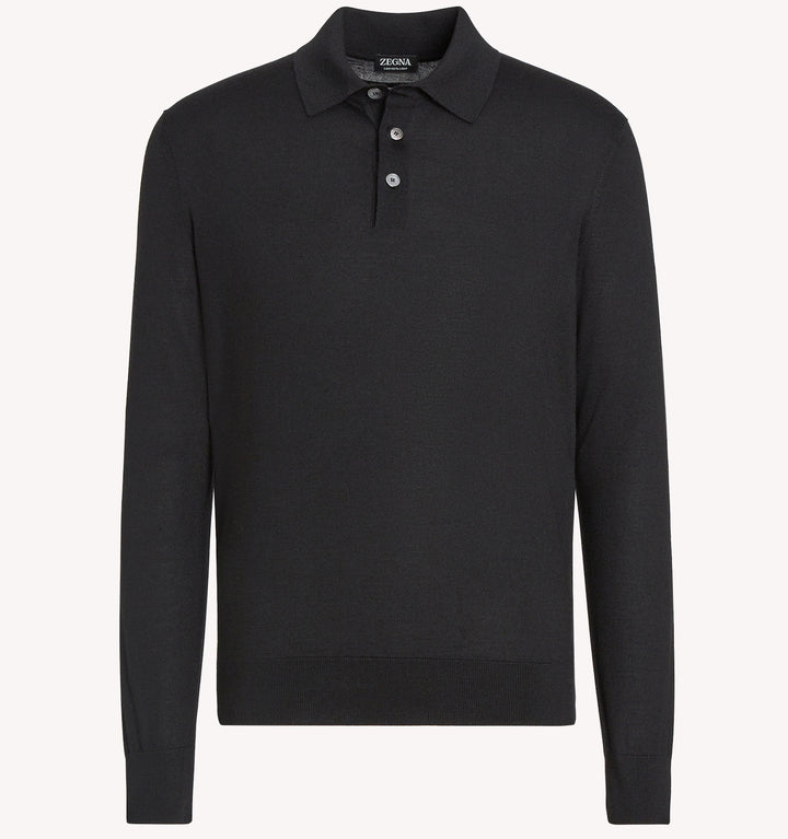 Zegna Polo in Black