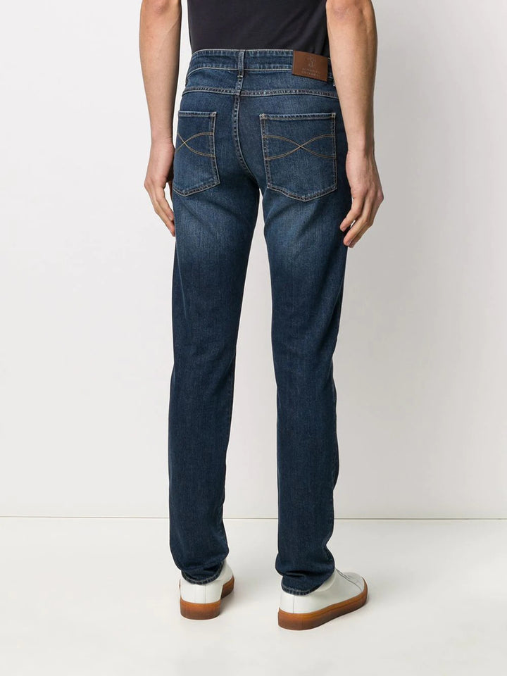 Brunello Cucinelli Jeans in Stonewash Blue