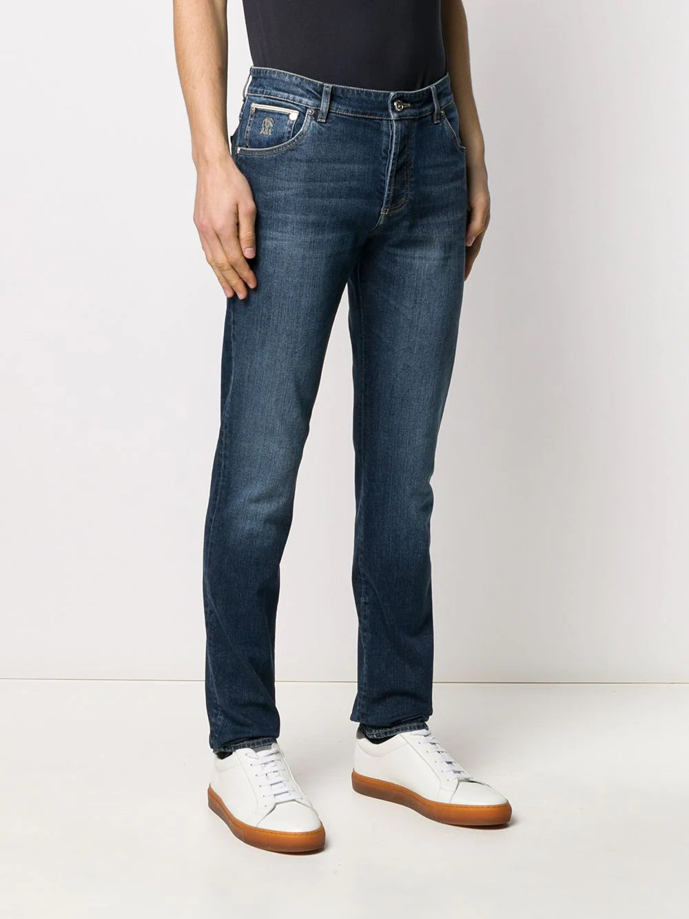 Brunello Cucinelli Jeans in Stonewash Blue