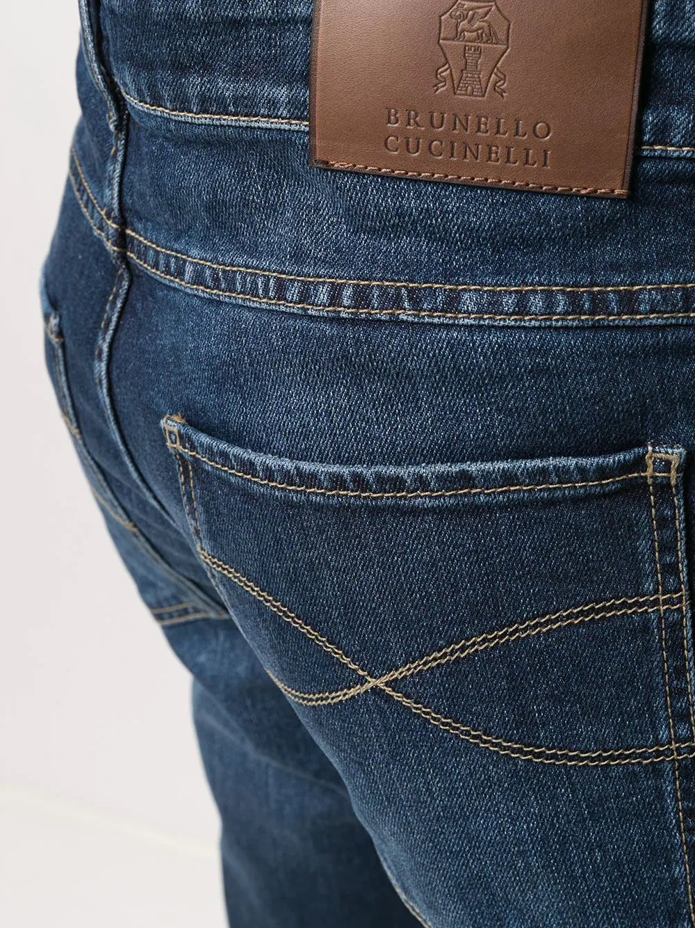 Brunello Cucinelli Jeans in Stonewash Blue