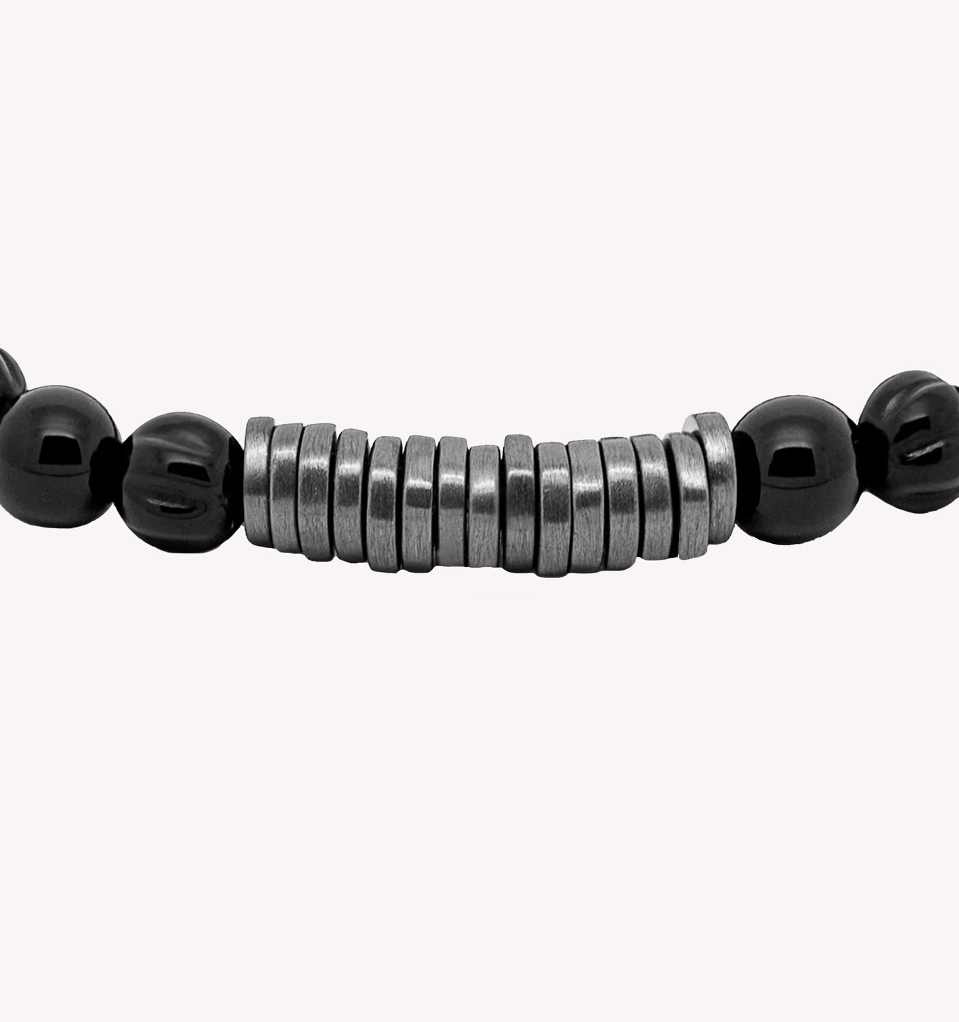 Tateossian Classic Disc Bracelet in Black