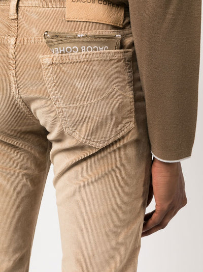 Jacob Cohen 5-Pocket Mini Corduroy Pant in Gold Tan