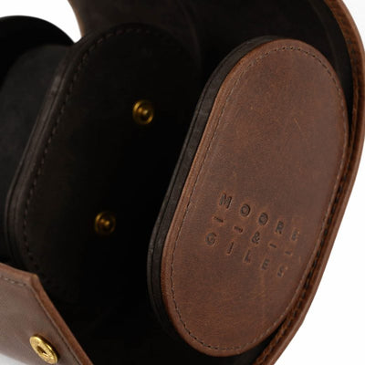 Moore & Giles Double Watch Case in Baldwin Oak
