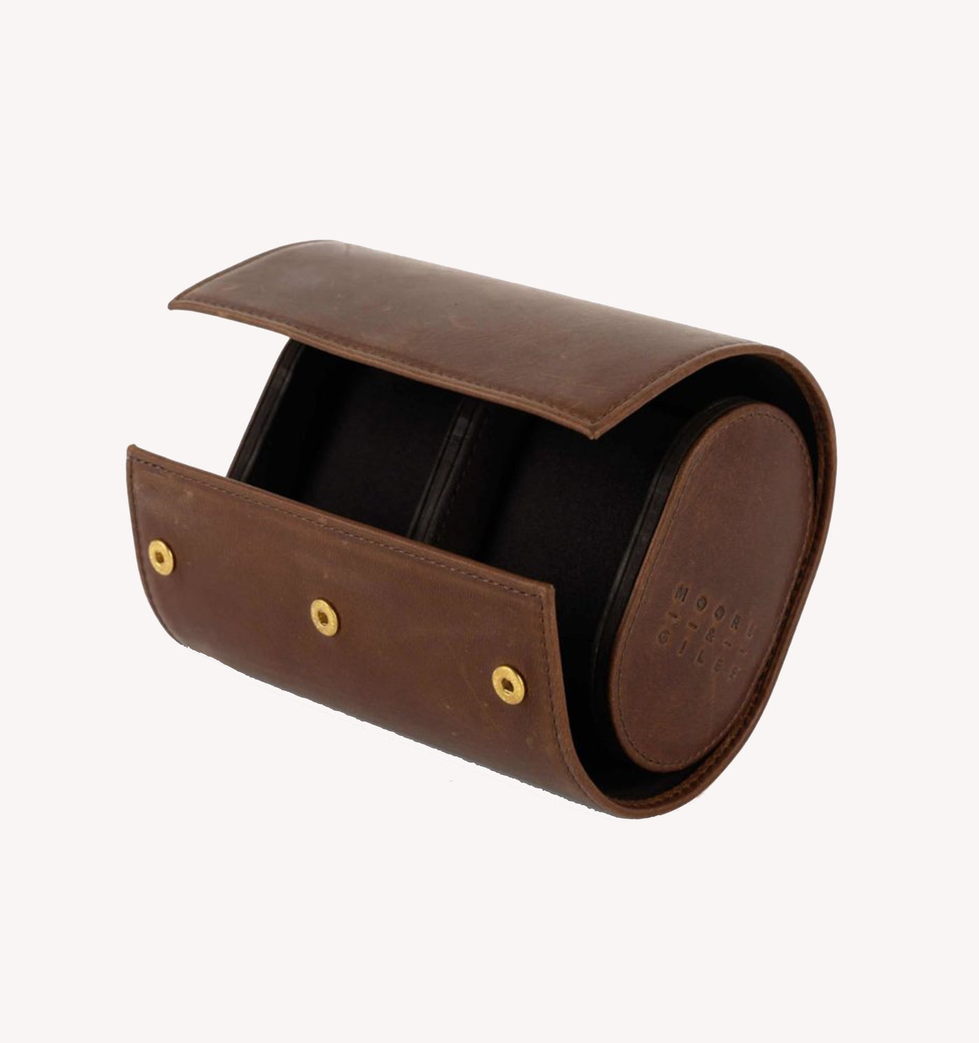 Moore & Giles Double Watch Case in Baldwin Oak