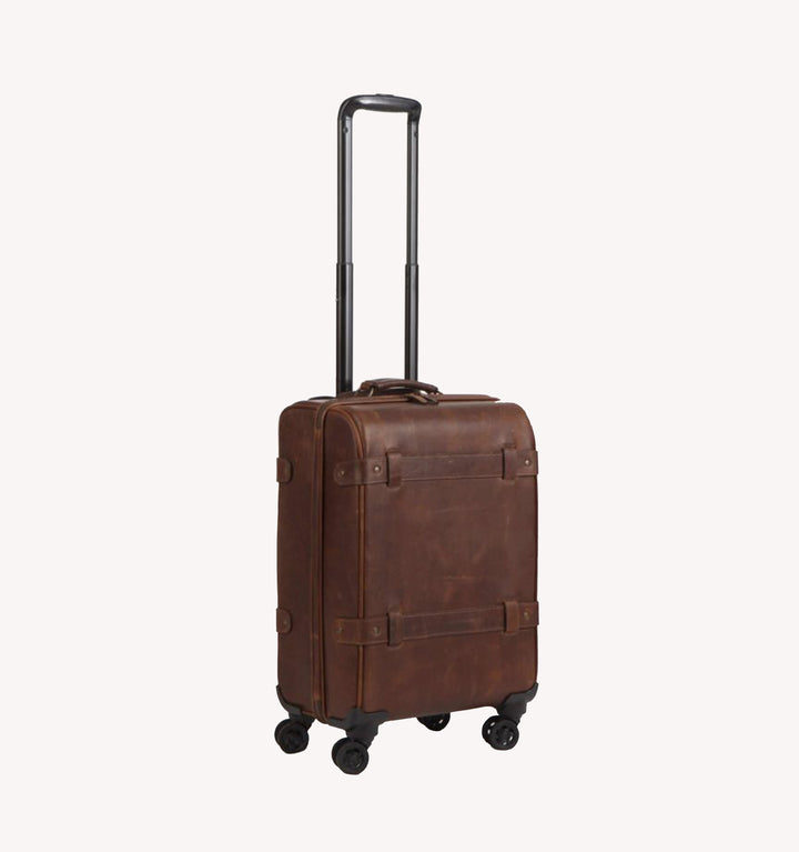 Moore & Giles Parker Leather Carry-on Suitcase in Baldwin Oak