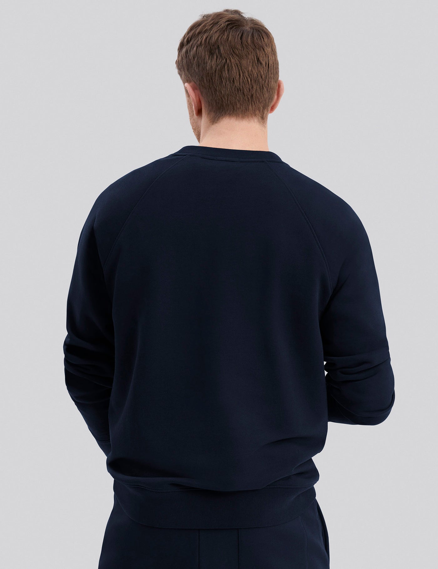Handvaerk Raglan Sweatshirt in Navy