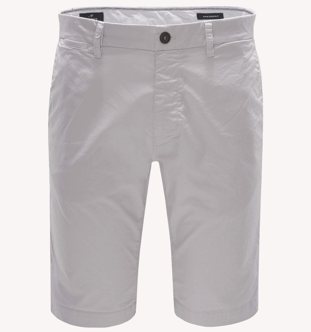 Mason's London Chino Bermuda Shorts in Light Grey