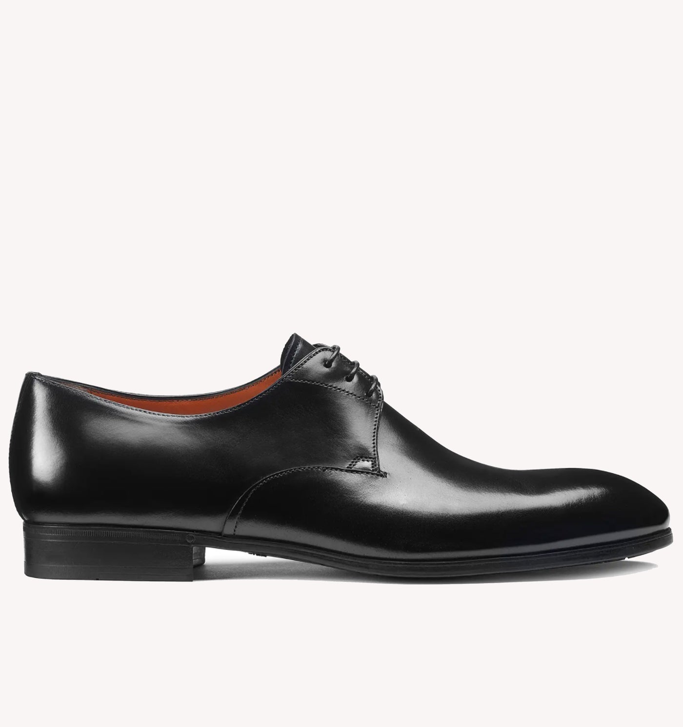 Santoni Induct Lace-up Shoe in Black