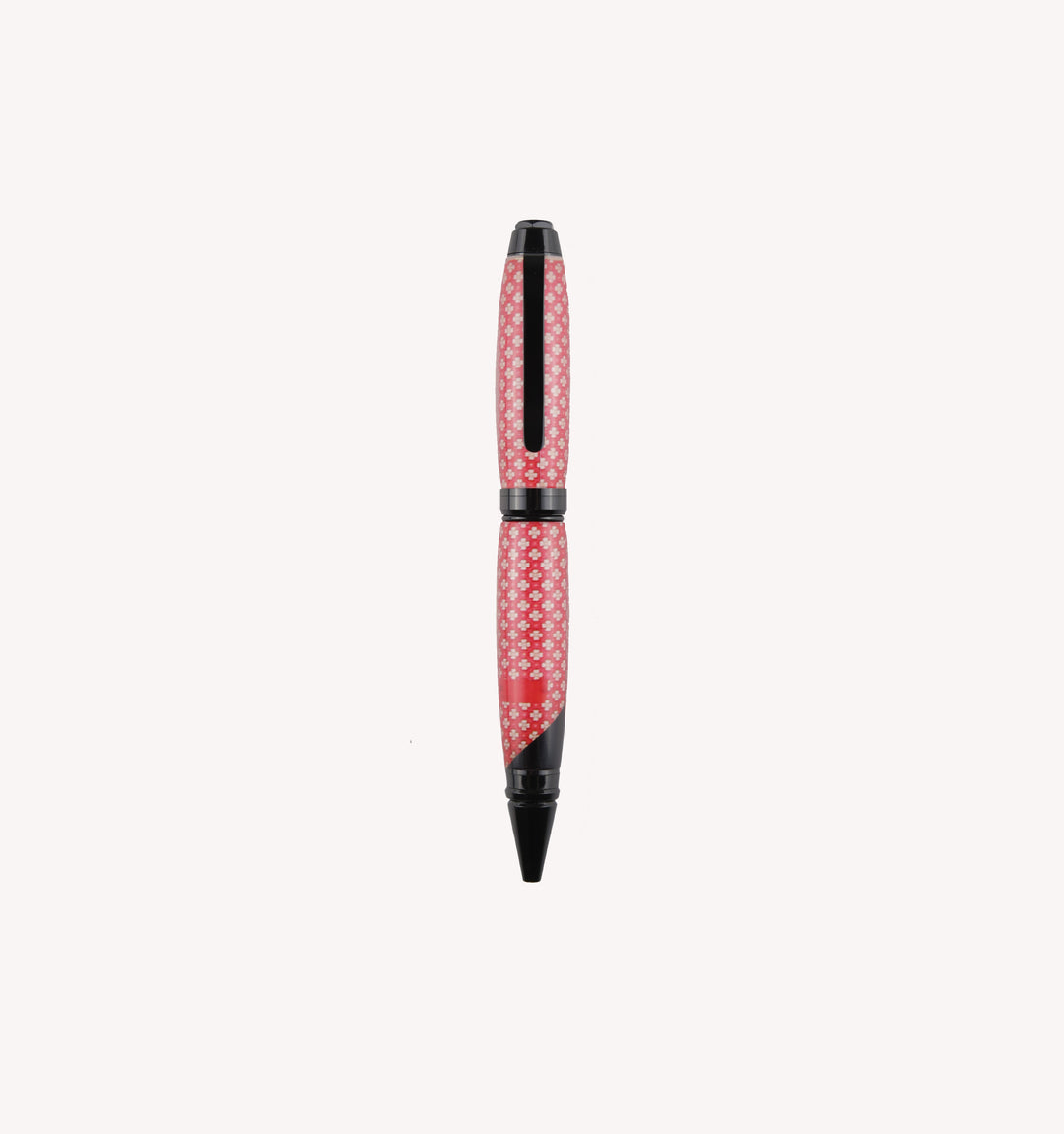 David Lee Isaia Red Fabric Pen