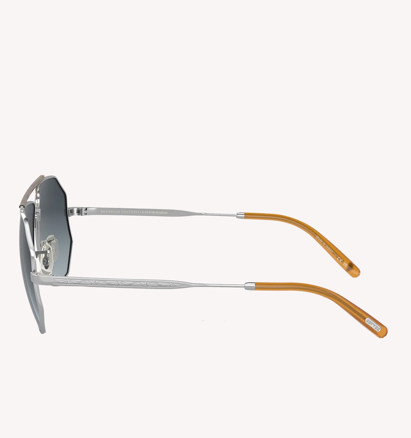 Oliver Peoples X Brunello Cucinelli Moraldo Sunglasses in Silver