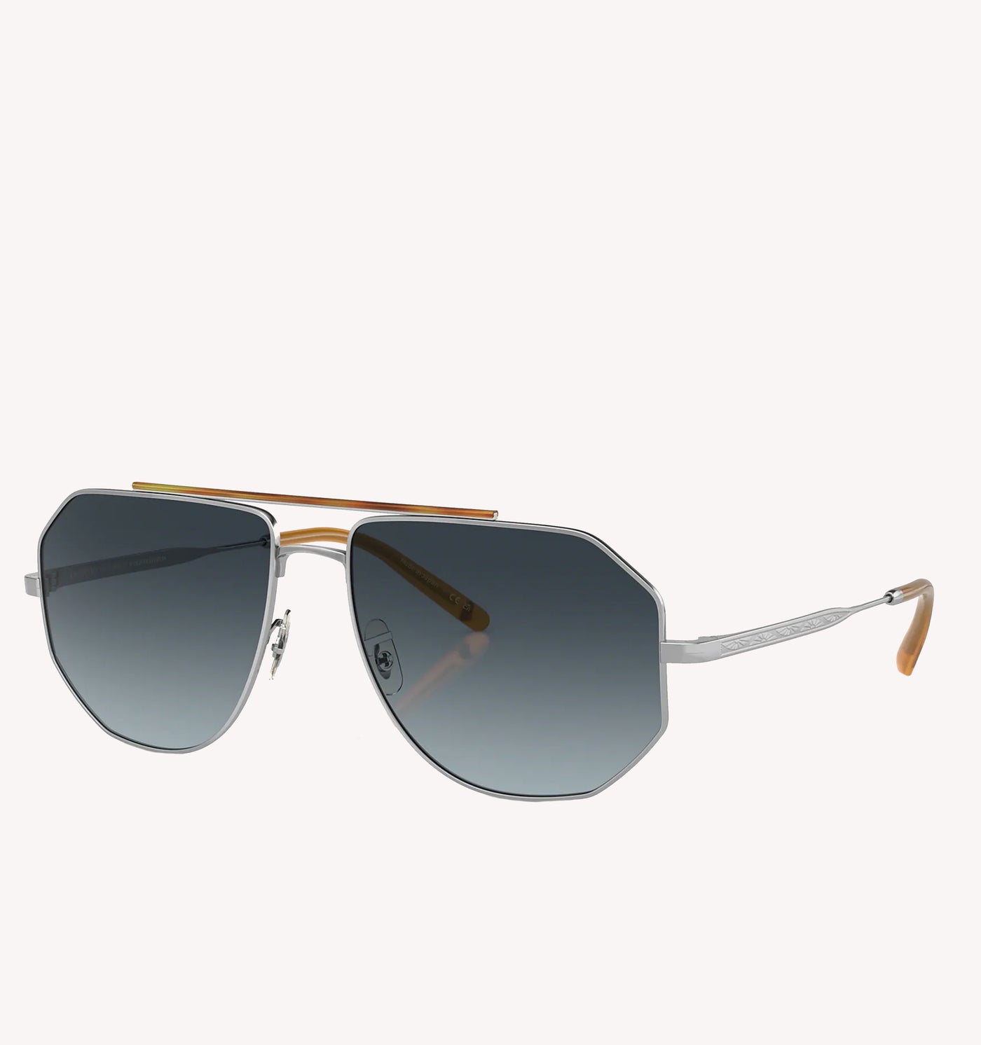 Oliver Peoples X Brunello Cucinelli Moraldo Sunglasses in Silver