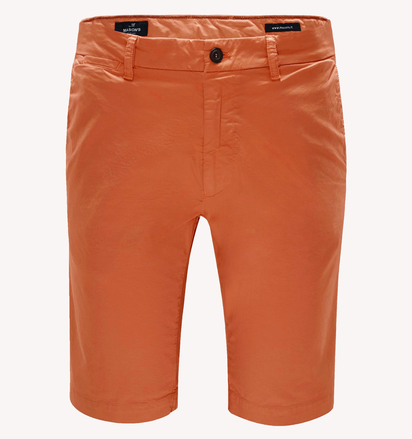 Mason's London Chino Bermuda Shorts in Orange