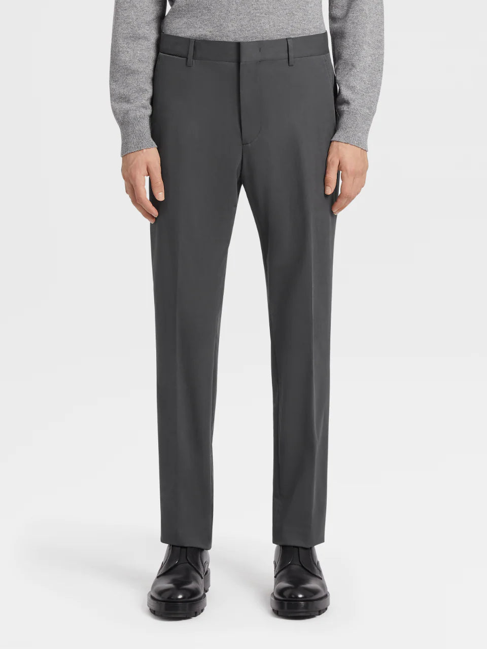 Zegna Sport Trousers in Charcoal