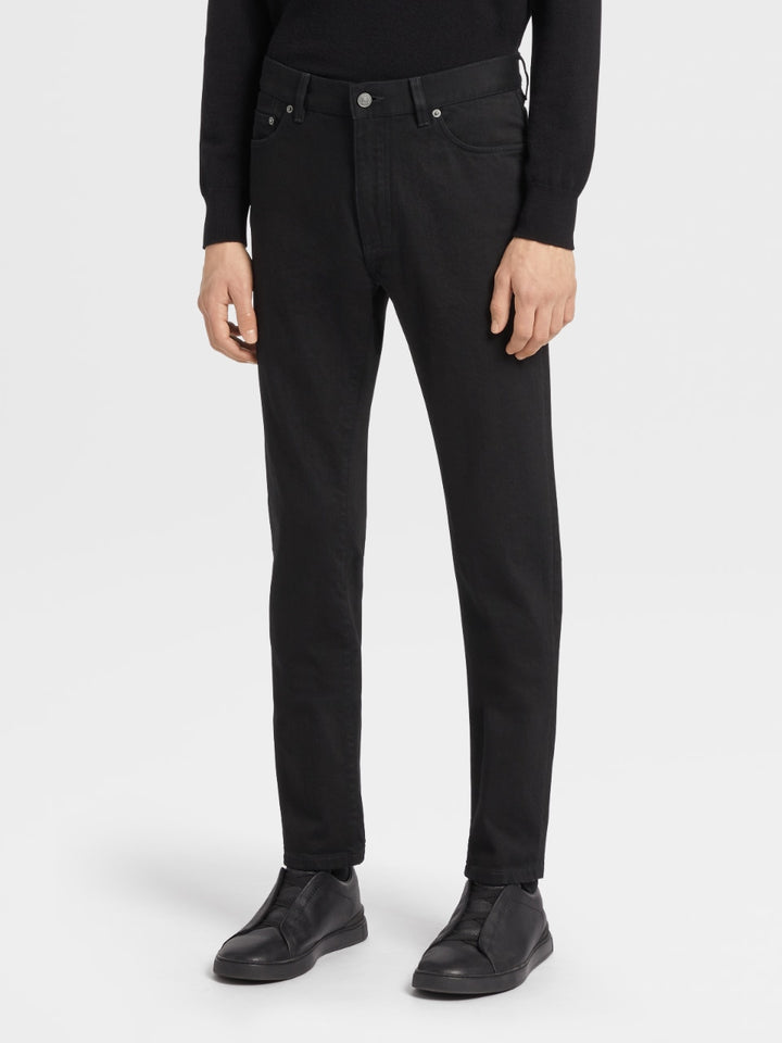 Zegna City 5-Pocket Jean in Black