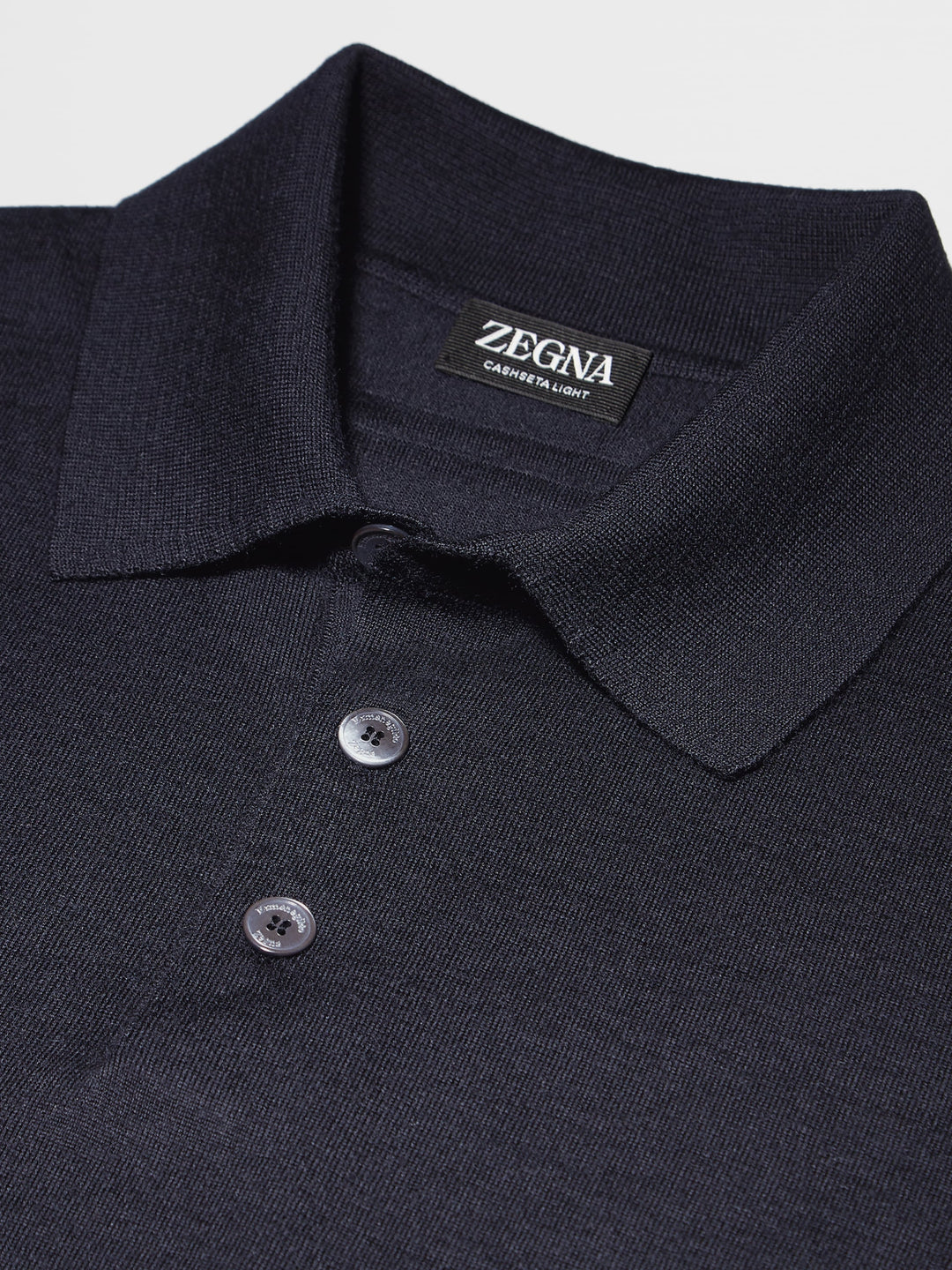 Zegna Polo in Navy Blue