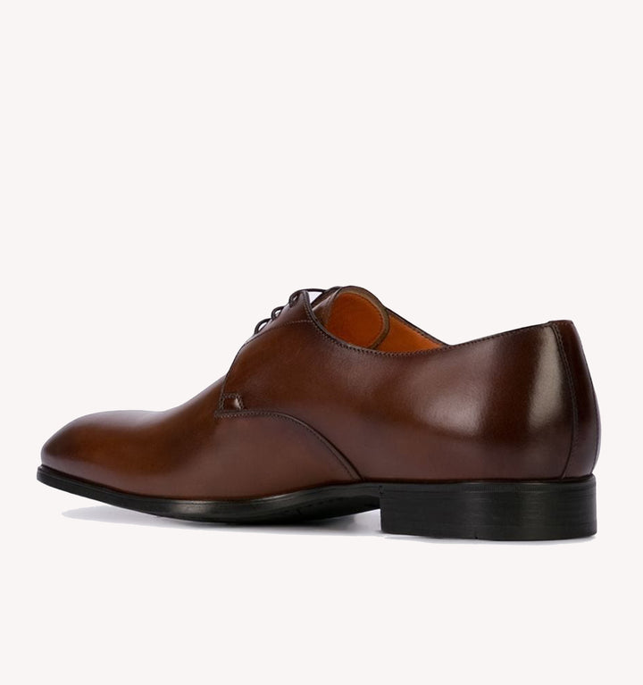 Santoni Induct Lace-up Shoe in Brown