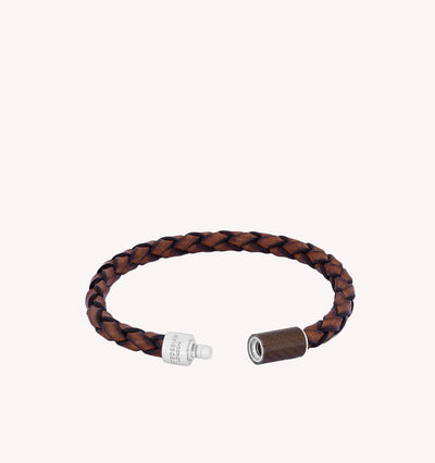 Tateossian Pop Carbon Bracelet in Brown