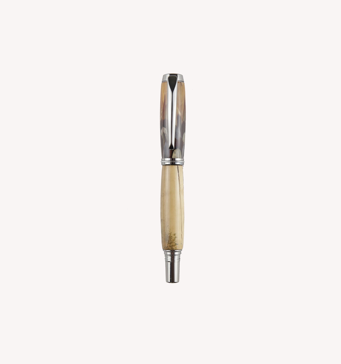 David Feather and Woolly Mammoth Tusk Pen