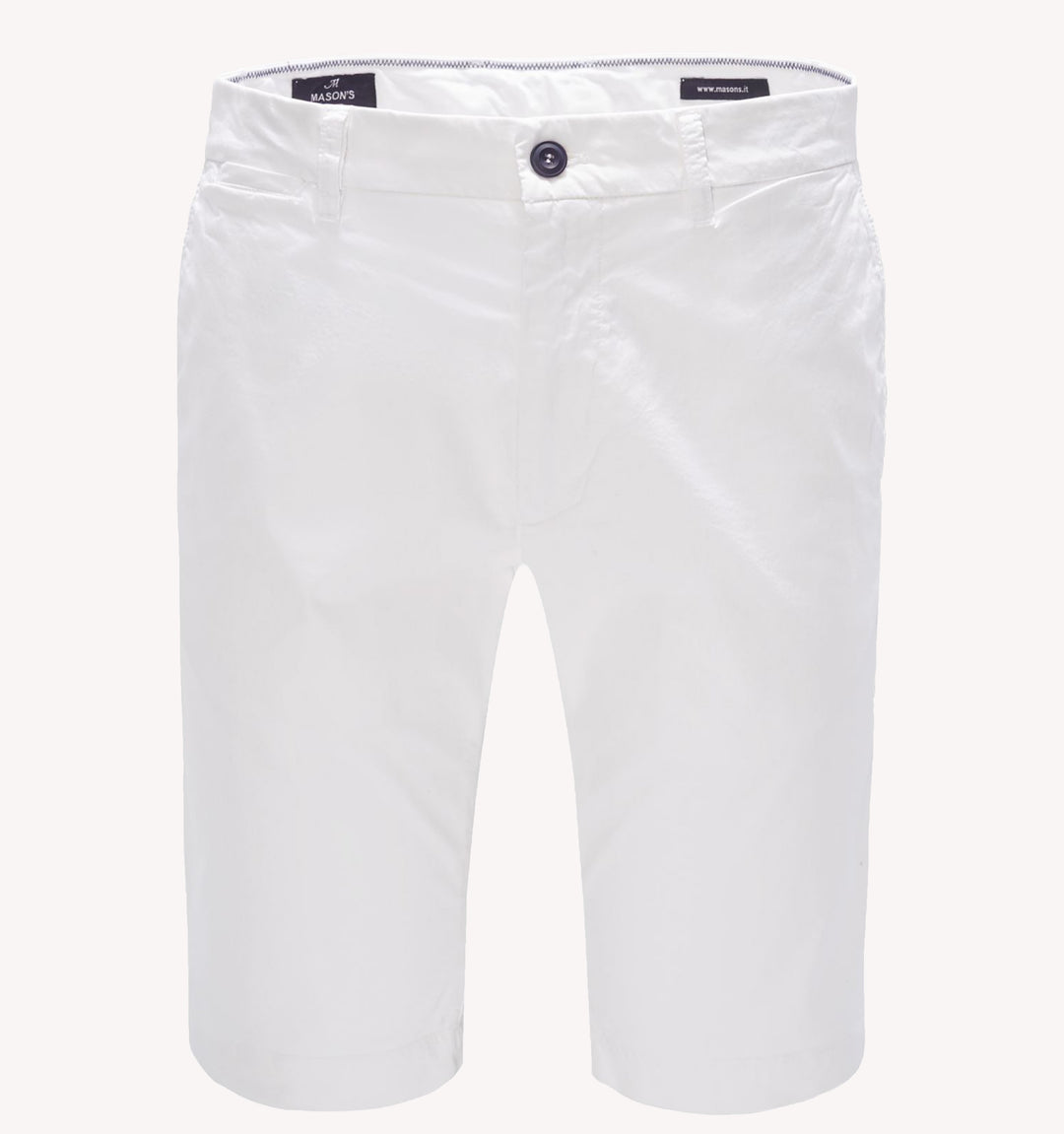 Mason's London Chino Bermuda Shorts in White