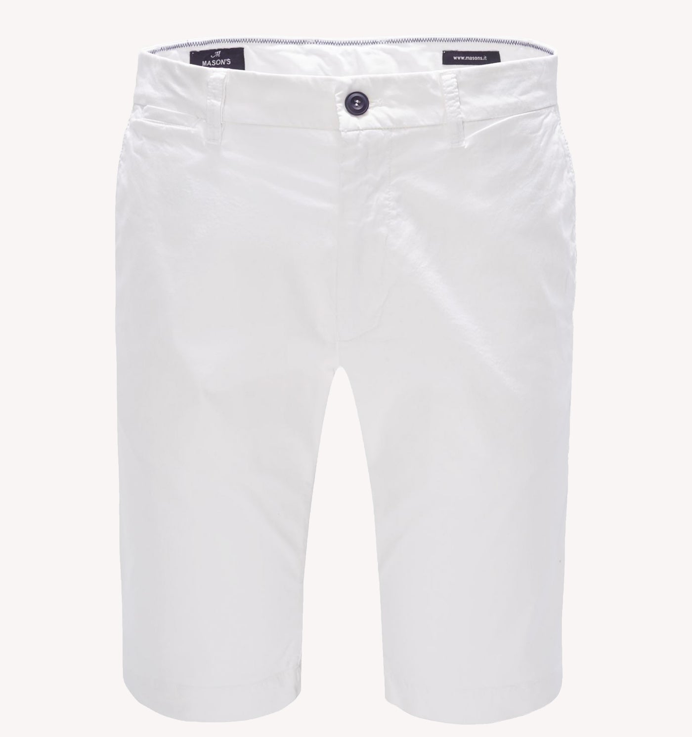 Mason's London Chino Bermuda Shorts in White